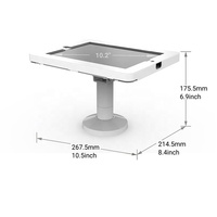 SC-1201 POS Retail Self-Service Anti-Vol Kiosque De Bureau Stand Haute Réglable Verrouillable Tablette Boîtier pour ipad
