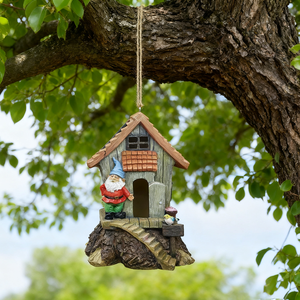 Nichoir suspendu en résine longue durée-Ornement de jardin anti-insectes avec fentes de ventilation - Product Image 1