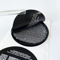 Étiquettes de livret en vinyle auto-adhésives multicouches personnalisées pour cosmétiques Instruction de produit de soin de la peau