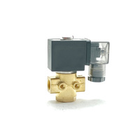 Vanne solénoïde Hoyan PU-01K normalement ouverte en laiton 1/4 po 1/8 po 1 mm 40 bars pour gaz, air, huile, carburant, eau avec connecteur