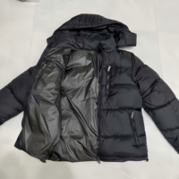 Veste d'hiver en duvet de canard de luxe surdimensionnée personnalisée de haute qualité, veste décontractée à logo brodé pour homme
