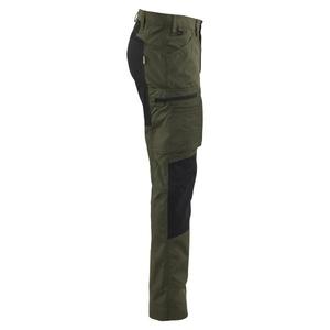 BLAKLADER - 145918454298C48 Pantalones de servicio con Stretch Forest Night/Black-PANTALONES DE TRABAJO EAN 7330509914168 - Product Image 4
