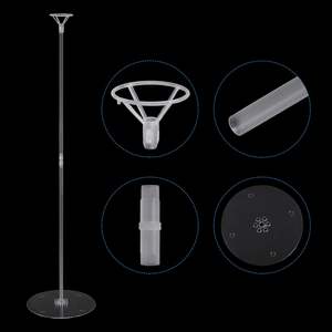 베이스 풍선 스탠드 키트와 70cm 풍선 스틱 테이블 장식 생일 결혼식 파티를위한 플라스틱 풍선 센터 피스 스탠드 - Product Image 3