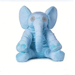 Elefante de peluche azul personalizado, Peluche de elefante, Peluche de elefante bebé, Peluche de animal de safari, Juguete de elefante azul claro - Product Image 1