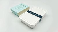 Boîtes d'emballage écologiques en pâte à papier moulée pour cosmétiques, soins de la peau, beauté, emballage cadeau