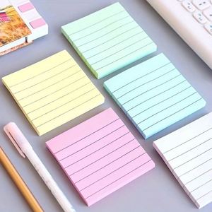 Colorful Self-Adhesive Magnetic <b>Memo</b> <b>Pads</b> Cute Teasable Sticky Note <b>Pads</b> Essential School Season Supplies for Students Office - Product Image 1