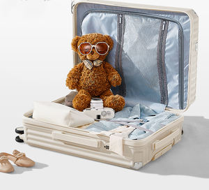 Prix usine nouveau Design dur chariot sac couleur Pure poignée joli crochet avant pour sac chariot étui en aluminium bagages valise - Product Image 4