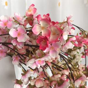 Bán Buôn Chất Lượng Cao Nhân Tạo Hoa Anh Đào Hoa Chi Nhánh Nhà Máy Trang Trí Lụa Sakura Cây Dài Cho Cây Hoa - Product Image 6