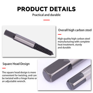 Ensemble de 6 extracteurs de vis à friction spirale, outils de démontage de vis endommagées, ensemble de démontage pour vis de 1/8, 3/8, 5/8, 3/4, 7/8, 1 pouce, tube, boulon - Product Image 5