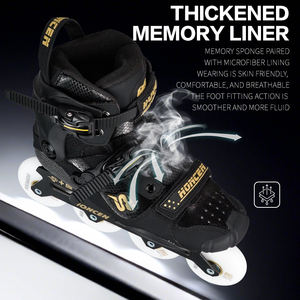 Patines en Línea Profesionales de Slalom de Fibra de Carbono OEM para Adultos y Niños, Ligeros, para Carreras de Estilo Libre, Ajustables - Product Image 6