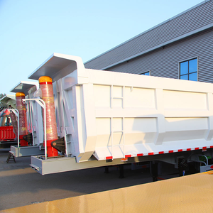 Camion benne basculante à trois essieux de type U et semi-remorque benne arrière à vendre - Product Image 5