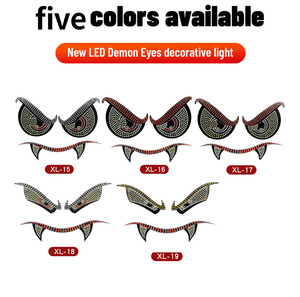 ไฟ <span class=keywords><strong>LED</strong></span> แสดงผลแบบเมทริกซ์ลายตาปีศาจ BRAD 12V USB สำหรับตกแต่งภายในรถยนต์ SUV  กระจกหลัง  สภาพใหม่ สำหรับรถออฟโรด - Product Image 4