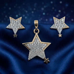 18K <b>Solid</b> <b>Gold</b> <b>Pendant</b> for Women Classic Jewelry Designed for Everyday Elegance Style Versatile Fashion Royal Party - Product Image 1