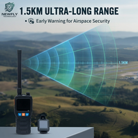 Détecteur de signal de drone industriel pour drone FPV portable DJI avec détecteur de signal de drone UAV portable de 1,5 km