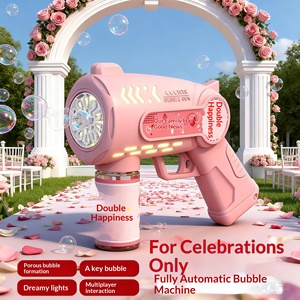Pistolet à bulles électrique en plastique pour le Nouvel An et les mariages, baguette à bulles pour enfants, jouet à bulles pour stand de rue, vente en gros, produit phare - Product Image 3