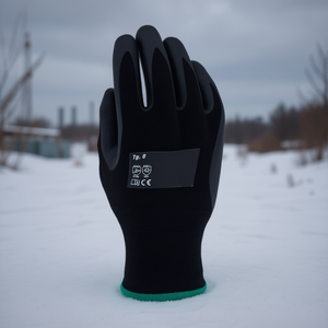 Guantes para Clima Frío TTAKE, Guantes de Trabajo de Protección Recubiertos de Nitrilo, Talla 8, Guantes de Seguridad - Product Image 3