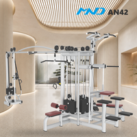 Machine de musculation MND Fitness à 5 stations, modèle Crossover Cable Jungle personnalisé, très demandée, pour le commerce
