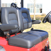 Fournisseur de voiturettes de golf électriques, voiturette de golf 4 places, chariot de golf DC-G-F2+2, vente directe d'usine, véhicule surélevé