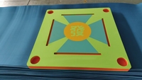 Table de Mahjong flottante en EVA personnalisée d'usine Woowave, table de jeu aquatique imperméable pour fête au bord de la piscine