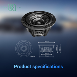 70W Professional 3.5-inch True Coaxial Midrange <strong>Speaker</strong> HDS-80 Stereo <strong>Upgrade</strong> for Vehicle Sound System Car Audio - Product Image 3