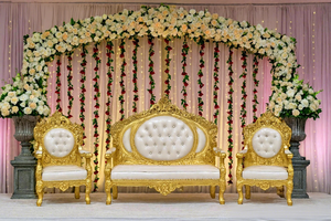 Decoración de escenario para bodas en Madrid, decoración de escenario para bodas asiáticas, escenario para bodas grandiosas, sofá para bodas en venta en Australia - Product Image 4