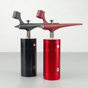 Marqueur aérographe électrique portable à double action alimenté par batterie, alimentation par gravité, vitesse réglable, pour travaux d'art, modélisme, figurines - Product Image 1