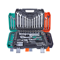 Jeu de clés à cliquet professionnelles à 72 dents, 61 pièces, kit d'outils à main avec sac pour la réparation de voitures, de vélos, surface polie pour un usage domestique