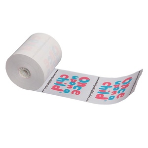 80Mm Wide Thermal Long-lasting Cash Register <strong>Roll</strong> <strong>Paper</strong> with <strong>Blue</strong> Watermark Colors Customized Printing - Product Image 2