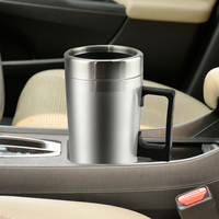 Nouvelle tasse chauffante pour voiture, 12/24V, bouilloire électrique, café, thé, tasse chauffante, chauffe-eau, bouilloire de voyage pour voiture