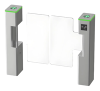 Tourniquet de salle de sport en acier inoxydable 304 avec lecteur de carte et reconnaissance faciale, portail d'accès à capteur infrarouge