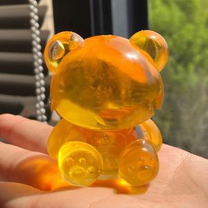 NEW Maltose Transparent Bear Series <b>Squishy</b> Sensory Toy Stress Relief Fidget Toy for Adults Kids Non-Toxic ASMR Desk Toy - Product Image 1