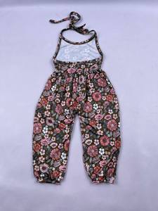 Nouvelle Arrivée Été 2021 : Combinaison Halter Fille Bébé Imprimé Floral Turc, Tendance OEM, Tailles 3m-16t - Product Image 4
