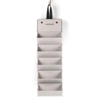 Multiple étui à lunettes en cuir PU pour femmes hommes sur le mur voiture sac à dos 6 fentes lunettes boîte de rangement voyage