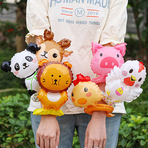 Mini <span class=keywords><strong>figura</strong></span> <span class=keywords><strong>de</strong></span> dibujos animados Animal muñeca globo oso conejo Rana zorro globos <span class=keywords><strong>de</strong></span> papel <span class=keywords><strong>de</strong></span> aluminio decoraciones para fiesta <span class=keywords><strong>de</strong></span> cumpleaños Baby Shower - Product Image 3