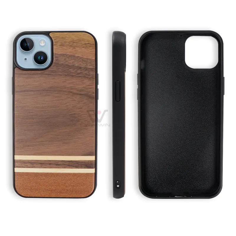 Fashion Wood Cell Phone Case For IPhone Mobile Phone Covers Shell Cases Gifts Men