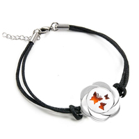 Bracelet d'aromathérapie créatif corde tressée arbre de vie diy huile essentielle Bracelet en acier inoxydable bijoux pour cadeau
