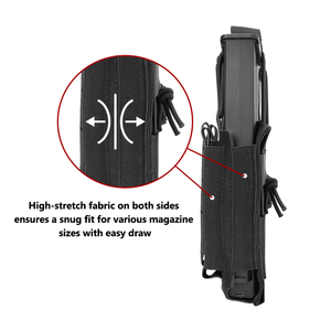 ซองแม็กกาซีนแบบยุทธวิธีอเนกประสงค์ ตัดด้วยเลเซอร์ ระบบโมลล์ สำหรับกระสุนขนาด 7.62 มม. 5.56 มม. และ 9 มม. - Product Image 4