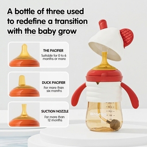 Manufacture Baby Products Customized Logo Color Wide Neck New Born Feeder <strong>Bottles</strong> Bpa Free <strong>PPSU</strong> Anti Colic Baby Feeding <strong>Bottle</strong> - Product Image 2