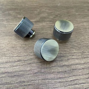 Furniture Cabinet Kitchen Home Bedroom <strong>Drawer</strong> Knurling Chrome <strong>Knob</strong> Handle Pull - Product Image 6