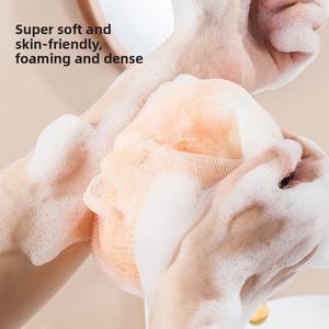 Brosse de bain et outil moussant double usage moderne, boule de bain en PE doux pour usage quotidien, outil de bain mignon anti-éclatement - Product Image 2