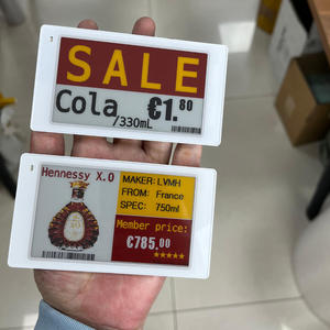ป้ายราคาอิเล็กทรอนิกส์ ESL Mtag75 สำหรับซูเปอร์มาร์เก็ต ป้ายราคาดิจิตอล E Ink ชุดสาธิต E Ink Epaper จอแสดงผล Esl E-Ink ระบบ Eas - Product Image 1