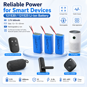Batterie Li-ion 3,7 V 400 mAh 600 mAh, pochette de batterie Lipo pour instrument de beauté, stylo de traduction, personnalisation OEM, FDS - Product Image 3