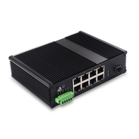 Commutateur industriel Gigabit non géré avec 1 port SFP 1*1G et 8 ports RJ45 10/100/1000 Base-TX pour les systèmes d'automatisation des usines