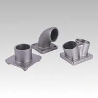 Coudes carrés en fonte robuste de 90 degrés sur mesure pour systèmes d'échappement de machines et applications industrielles – Commandes en gros