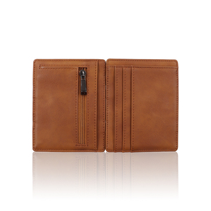 Ví Ma Thuật Trifold Thiết Kế Kẹp Tiền Ma Thuật Ví Nam Mỏng Có Khóa Kéo Ví Ma Thuật Đựng Thẻ - Product Image 5