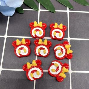 100 pièces/sac rouge rose vert <span class=keywords><strong>suisse</strong></span> rouleau résine breloques pour Slime Mobile étui porte-clés bricolage artisanat décoration - Product Image 2