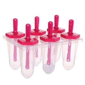 Hot Selling BPA Free Dishwasher Safe Set of 6 Piece Reusable Easy Release Ice <b>Cream</b> Popsicle Molds - Product Image 2