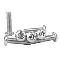 Baut Kepala Tombol Torx Baja Tahan Karat 304 Pabrik M5 M6 M8 Model Anti Maling Tersedia untuk Semua Standar yang Tersedia