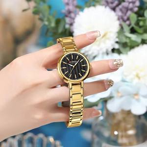 Curren 9109 oro moda lujo <span class=keywords><strong>mujer</strong></span> cuarzo reloj <span class=keywords><strong>de</strong></span> pulsera impermeable luminoso manos reloj para damas niñas Montre Femme <span class=keywords><strong>Relojes</strong></span> - Product Image 5