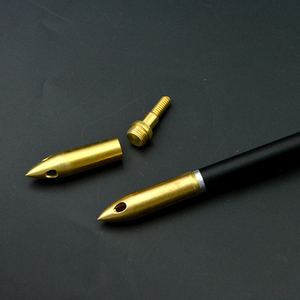 Tir à l'arc en laiton, pointe de flèche 126 Grain, tête large pour arc composé et arc croisé - Product Image 2